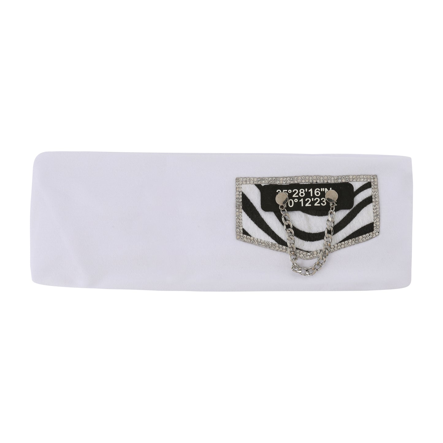 Ooops333 TRENDY METAL CHAIN BANDANA WRAP