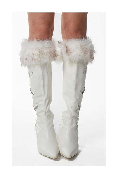 Ooops333 25AW 「ICON」HI HEEL TALL BOOTS 8CM HEEL