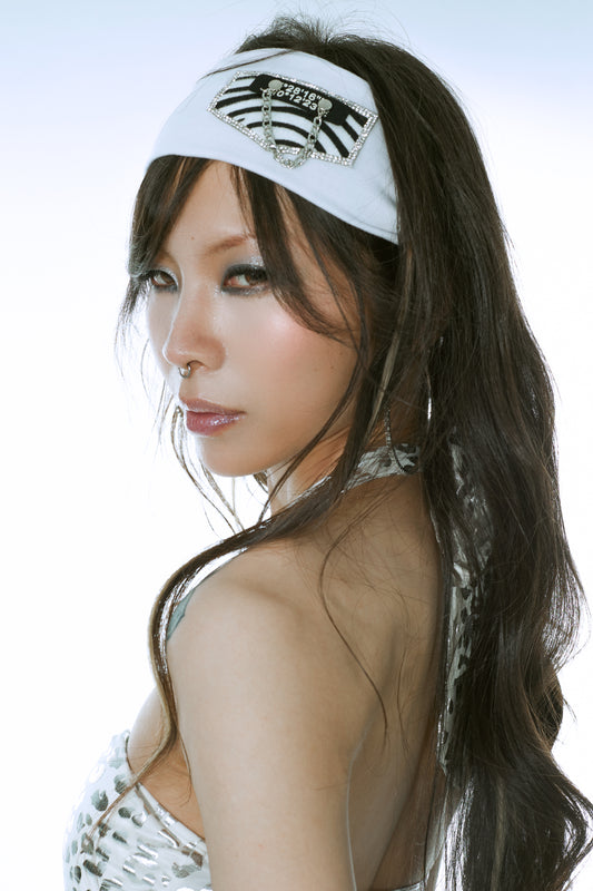 Ooops333 TRENDY METAL CHAIN BANDANA WRAP