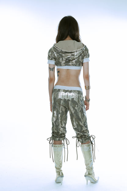 Ooops333 METALLIC CAMO SHORTS
