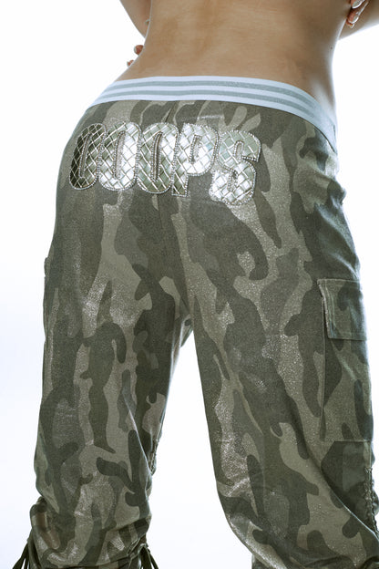 Ooops333 METALLIC CAMO SHORTS