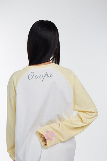 Ooops333 25AW 「Yall don't fk with music like i do」LONG SLEEVE TEE（OVERSIZE）