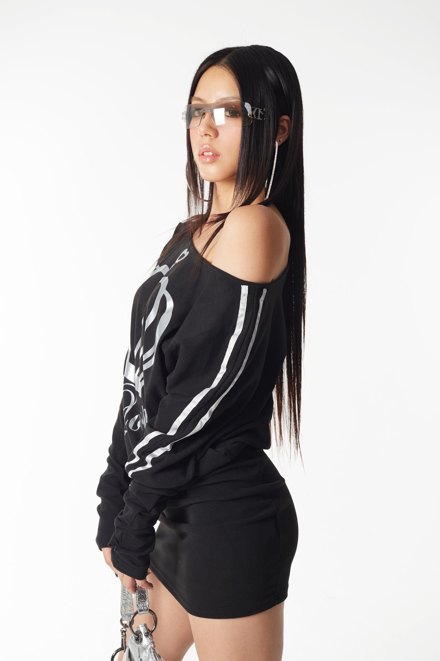 Ooops333 25AW 「♔」2000S ASYMMETRICAL DRESS