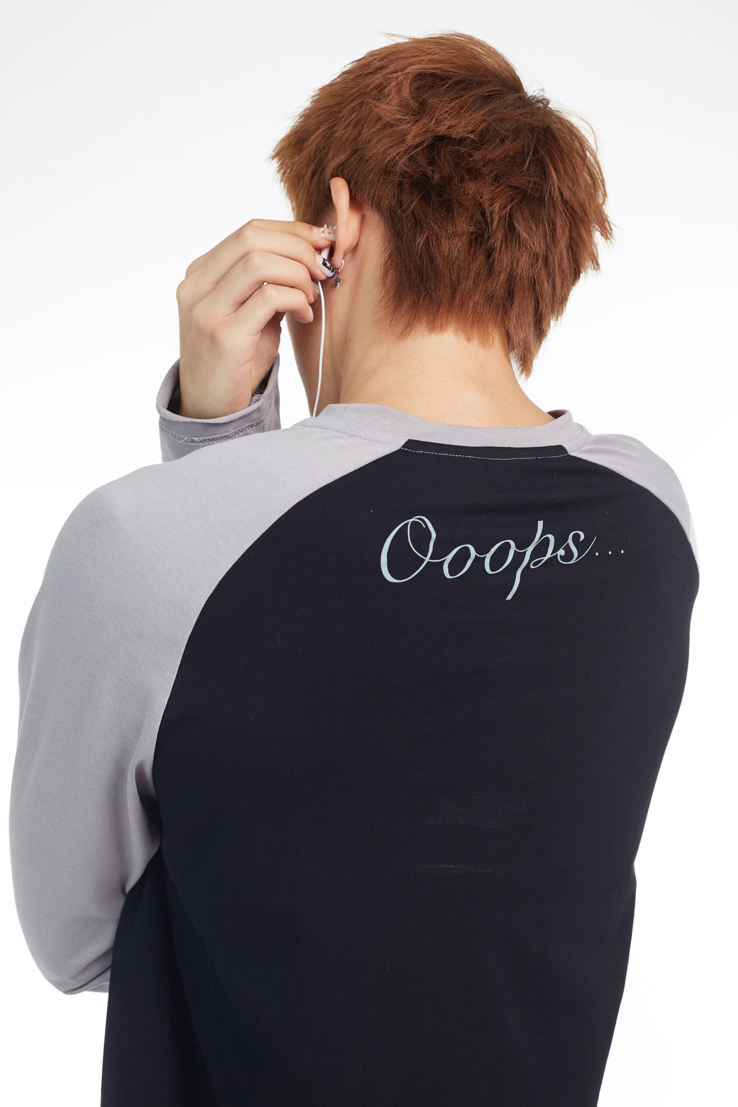 Ooops333 25AW 「Yall don't fk with music like i do」LONG SLEEVE TEE（OVERSIZE）