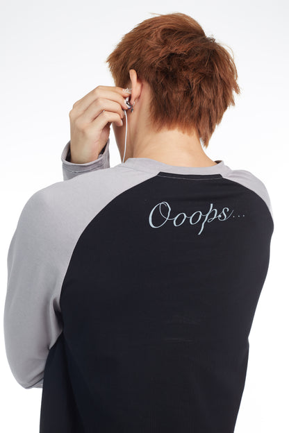 Ooops333 25AW 「Yall don't fk with music like i do」LONG SLEEVE TEE（OVERSIZE）