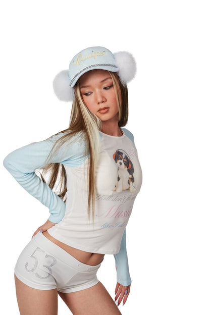 Ooops333 25AW 「Yall don't fk with music like i do」LONG SLEEVE TEE（SLIM FIT）