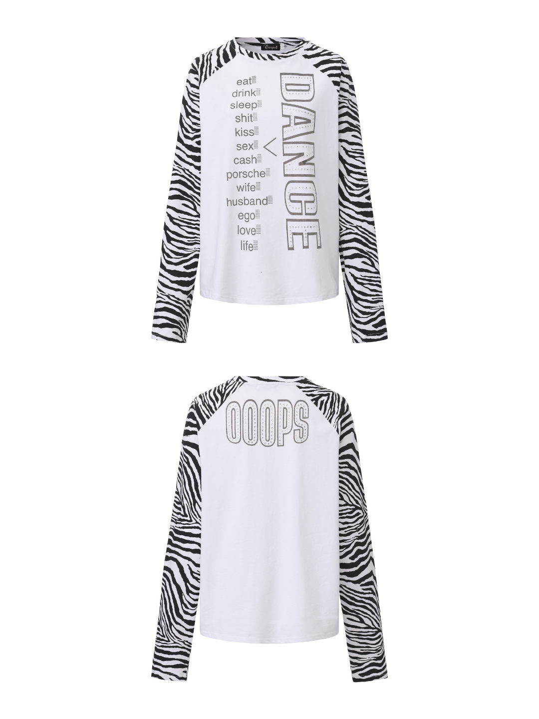 Ooops333 25AW DANCE>everything LONG-SLEEVE TEE