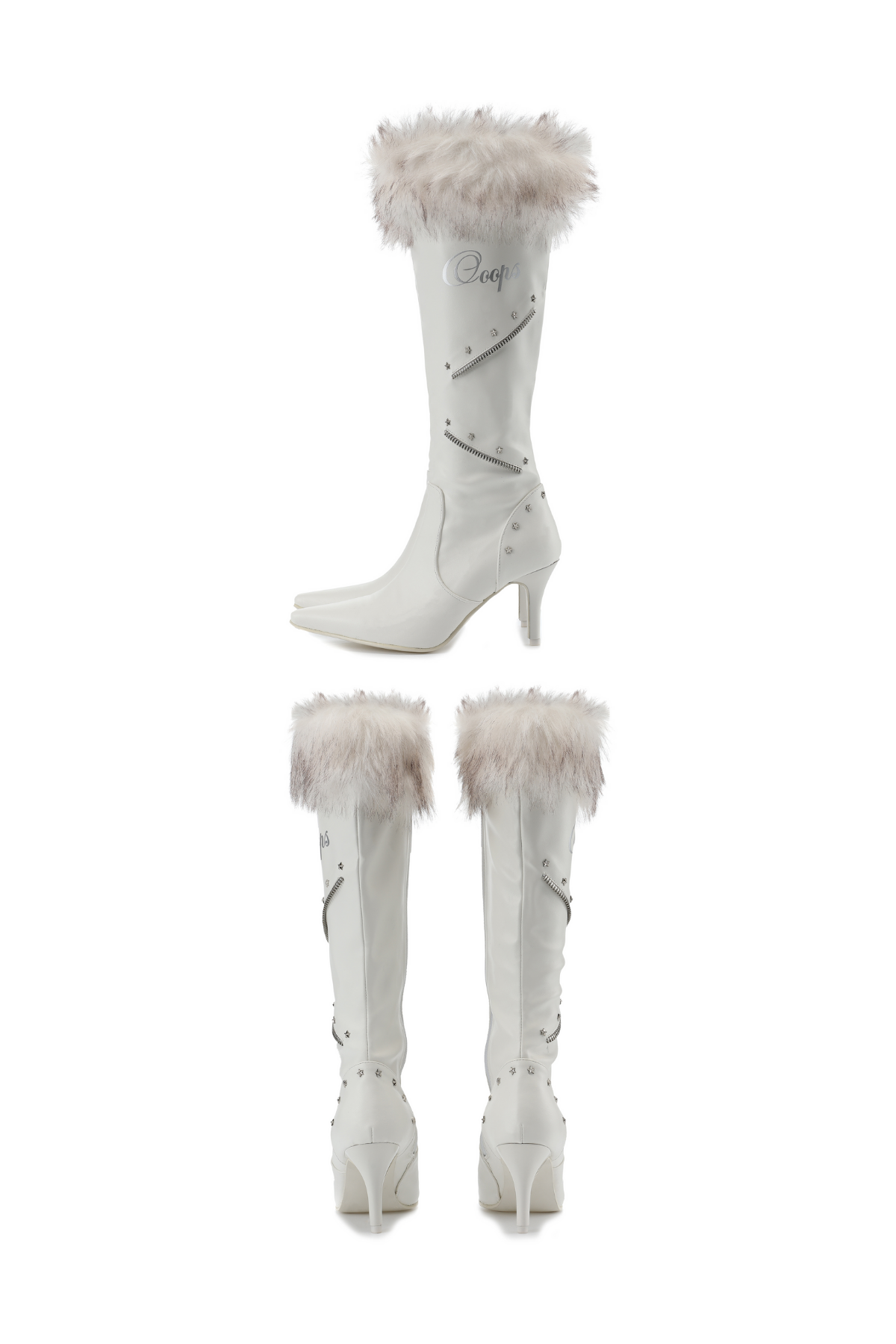 Ooops333 25AW 「ICON」HI HEEL TALL BOOTS 8CM HEEL