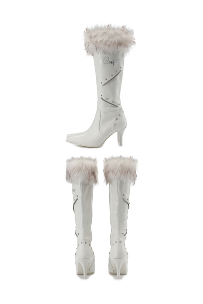 Ooops333 25AW 「ICON」HI HEEL TALL BOOTS 8CM HEEL