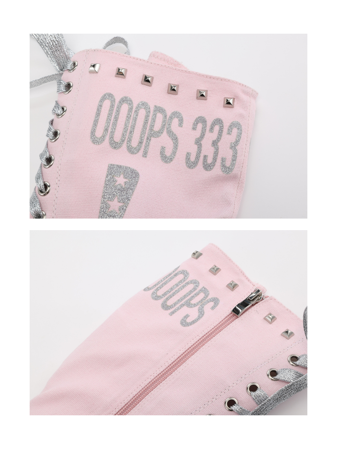 Ooops333 PUNK FLAT BOOTS