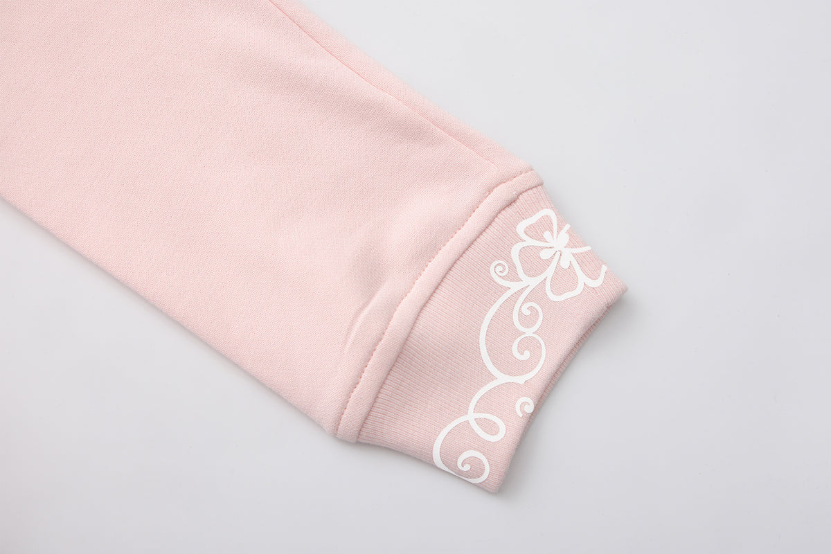 Ooops333 26AW Hibiscus Glitter Two-Piece Tracksuit