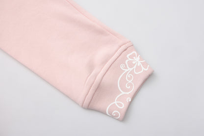 Ooops333 26AW Hibiscus Glitter Two-Piece Tracksuit