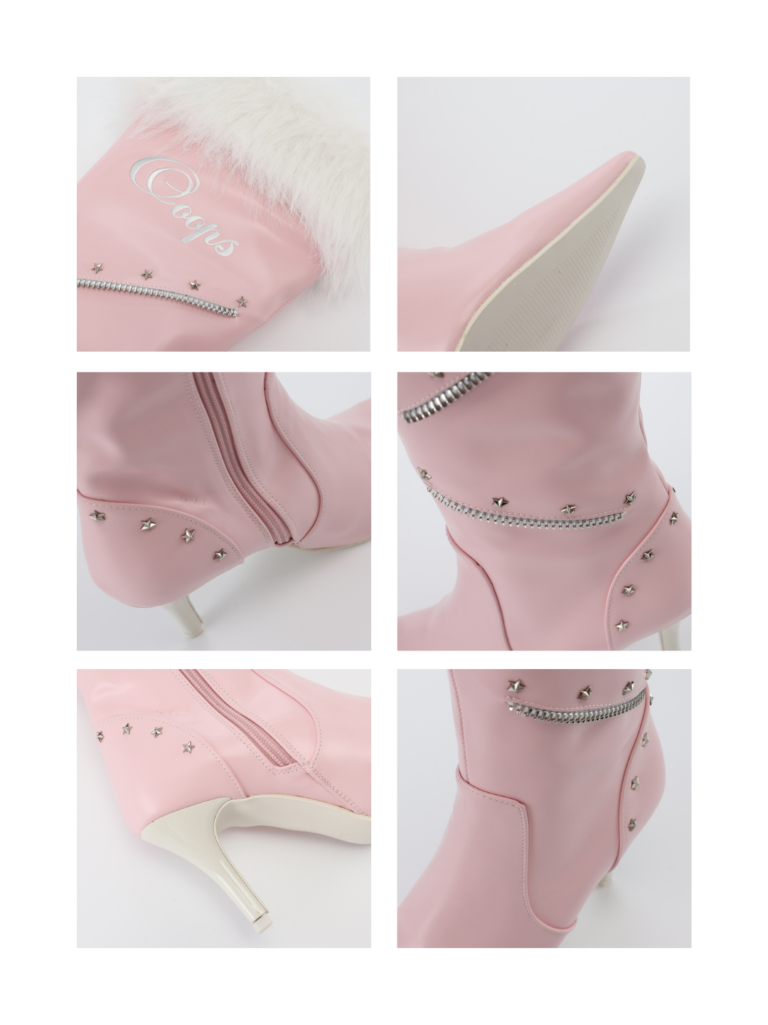 Ooops333 25AW 「ICON」HI HEEL TALL BOOTS 8CM HEEL