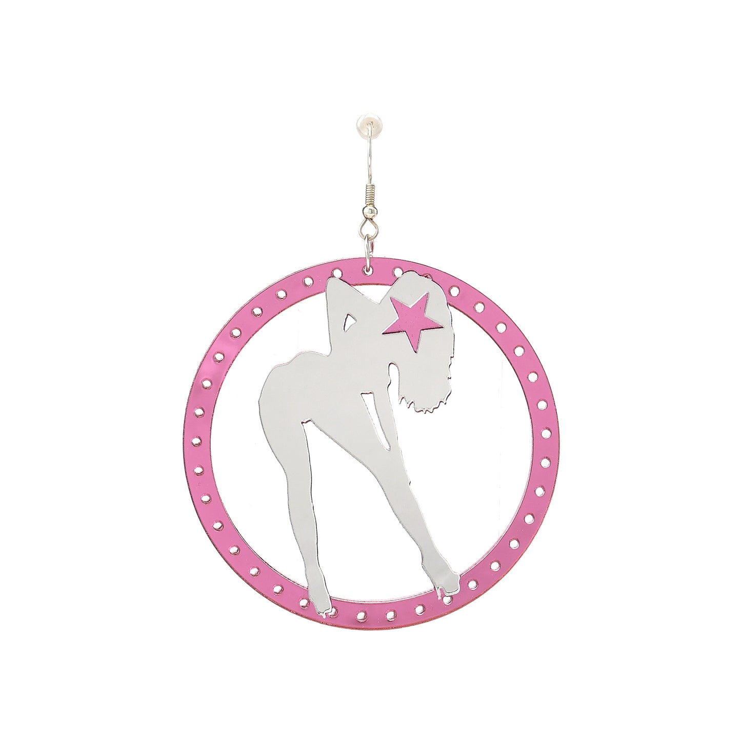 Ooops333 Y2K ACRYLIC HOOP EARRINGS