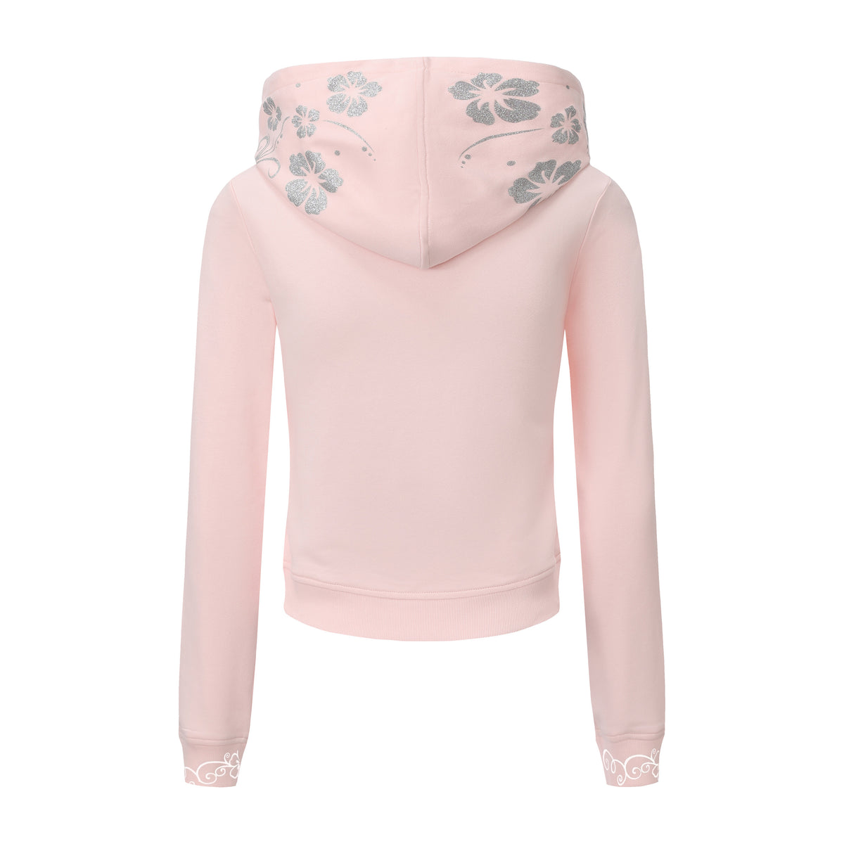 Ooops333 26AW Hibiscus Glitter Two-Piece Tracksuit