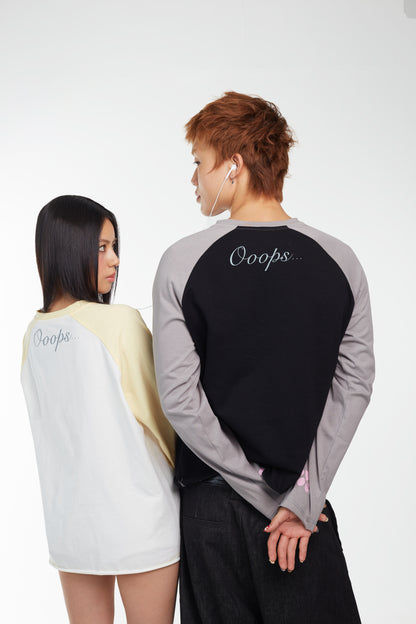 Ooops333 25AW 「Yall don't fk with music like i do」LONG SLEEVE TEE（OVERSIZE）