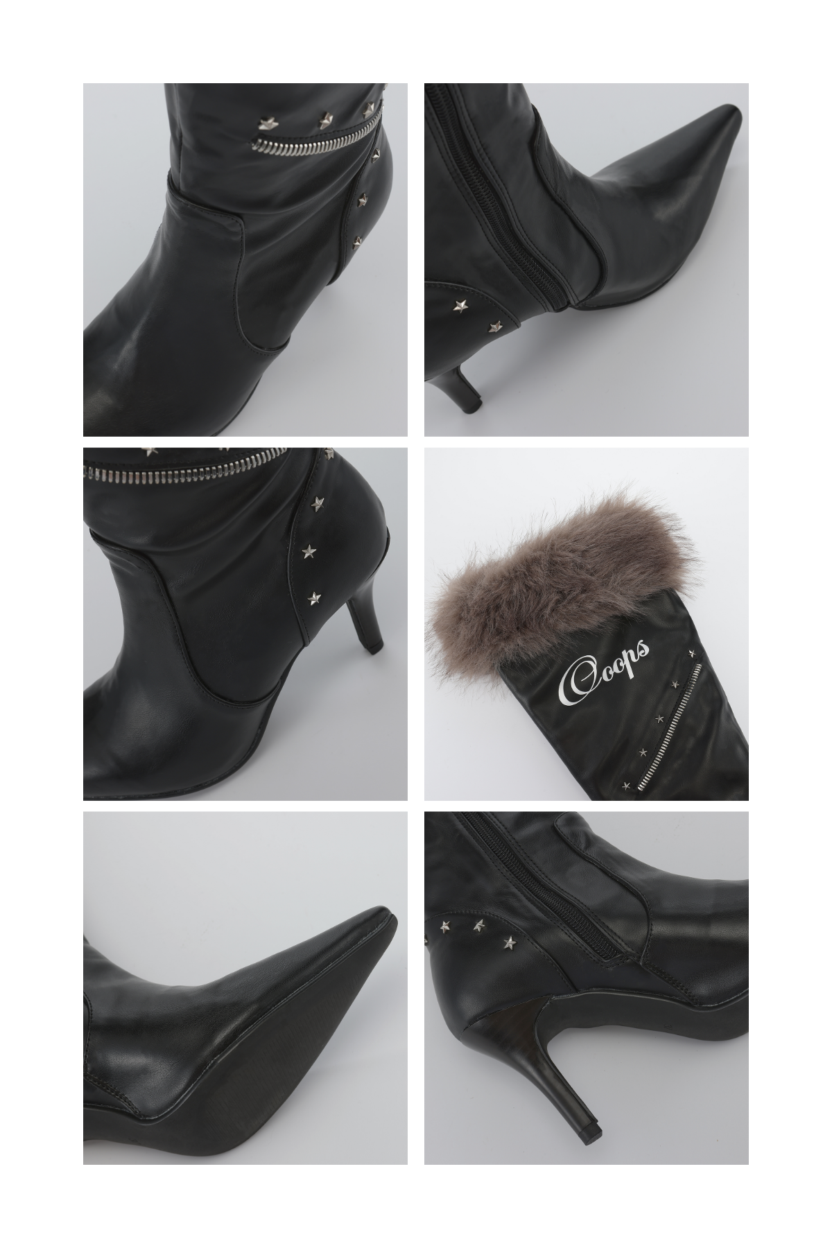 Ooops333 25AW 「ICON」HI HEEL TALL BOOTS 8CM HEEL