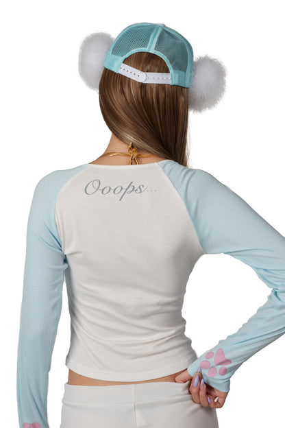 Ooops333 25AW 「Yall don't fk with music like i do」LONG SLEEVE TEE（SLIM FIT）