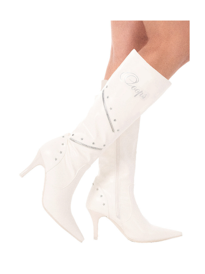 Ooops333 26SS 「SLAY！」Pointed Toe Hi Heel Tall Boots 8cm Heel