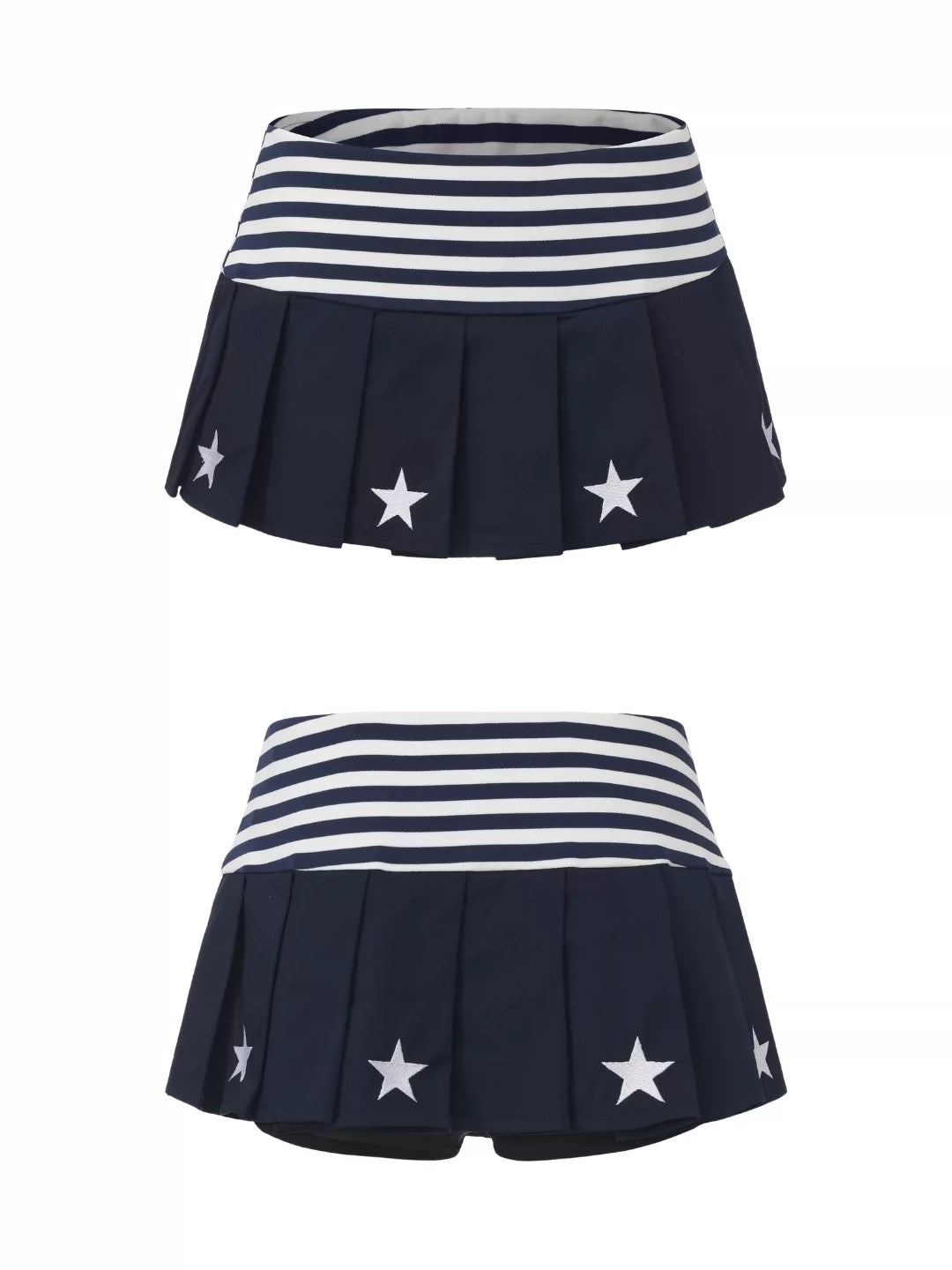 Ooops333 26SS 「SLAY！」Sailor Style Top and Skirt Set