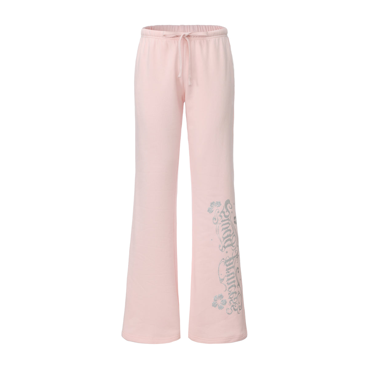 Ooops333 26AW Hibiscus Glitter Two-Piece Tracksuit