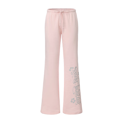 Ooops333 26AW Hibiscus Glitter Two-Piece Tracksuit