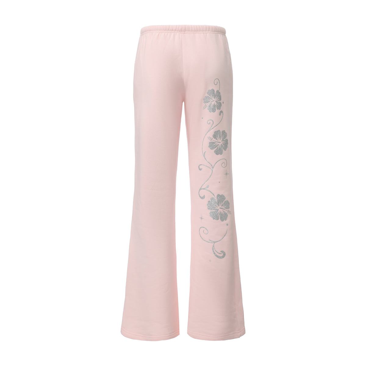 Ooops333 26AW Hibiscus Glitter Two-Piece Tracksuit